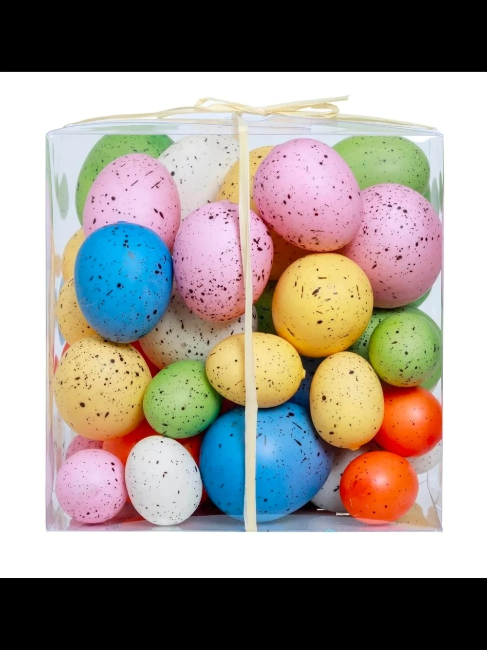 New 48 Count Speckled Soft Pastel Eggs Bowl Filler / Vase Accent, Easter 2026